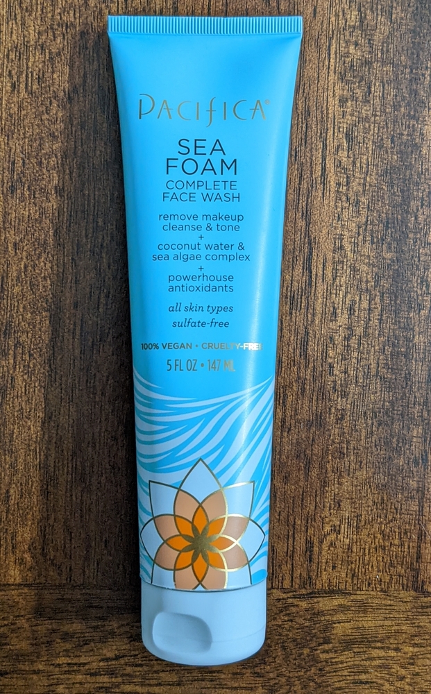 Pacifica 100% Vegan Sea Foam Complete Face Wash, 5 fl oz., Brand New
